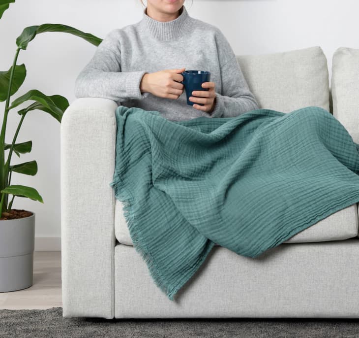 This New 15 Gauzy IKEA Blanket Is a Total Designer Dupe for a